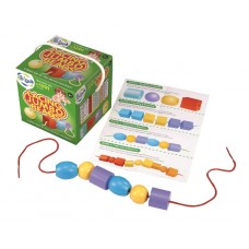 Игрушка развивающая Шнуровка Большие бусы / Lacing jumbo beads GIGO (1201)
